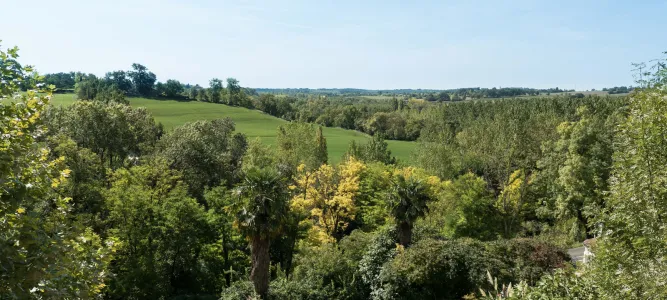 The pond of Montréal-du-Gers